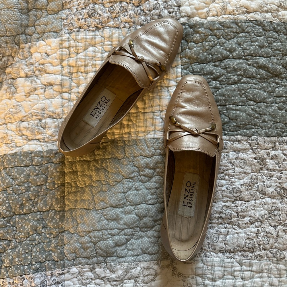 Enzo Angiolini Beige Loafers
